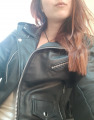 Leather Jacket OZONE RAMONES Lady