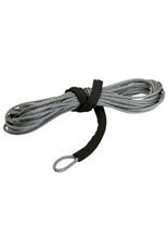 Lina syntetyczna do wyciągarki 5mm 15,2m szara