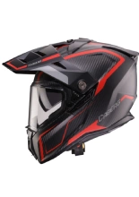 Kask integralny Caberg Tanami Carbon Gravity czarno-czerwony matowy