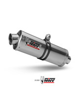 Pełny układ wydechowy (Oval) MIVV do Suzuki DL 650 V-Strom (07-11) srebrny