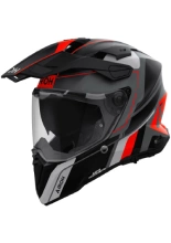 Kask integralny Airoh Commander II Skip czarno-szaro-pomarańczowy, matowy