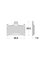 KLOCKI HAMULCOWE SBS 714 HS