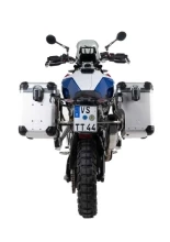 Zestaw: kufry boczne srebrne Zega Evo X + stelaże srebne Touratech BMW F 900 GS (24-) [poj.: 45+45l]