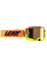 Gogle motocyklowe Leatt 5.5 Iriz Citrus z lustrzaną brązową szybą pomarańczowo-żółte
