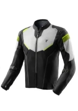 Kurtka motocyklowa tekstylna Rebelhorn Hiflow V czarno-szaro-żółta