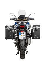 Zestaw: kufry boczne z anodowanego aluminium czarne "And-Black" Zega Evo + stelaże czarne Touratech Honda CRF1100L Africa Twin (22-)/ Adventure Sports (31+38L)