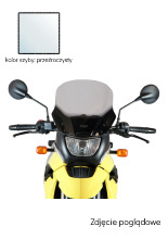 Szyba motocyklowa MRA Touring "TM" BMW F 650 GS [04-07] przeźroczysta