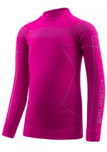 Bluza termoaktywna dziecięca Brubeck Thermo Kids różowo-szara