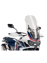 Szyba turystyczna + wzmocnienie PUIG do Honda CRF1000L Africa Twin / Adventure Sports przezroczysta