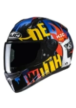 Kask integralny HJC C10 Fop czarno-niebieski
