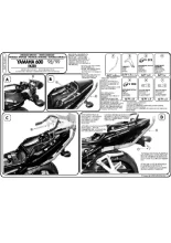 Stelaż pod kufer centralny Monokey, Monolock Kappa Yamaha FZS 600 Fazer (98-03)[bez płyty montażowej]