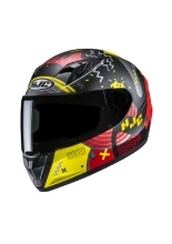 Kask integralny dziecięcy HJC Y10 Mika czarno-żółty