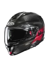 Kask szczękowy HJC RPHA 91 Carbon Elig czarno-czerwony