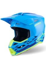 Kask enduro Alpinestars SM3 Force niebieski-fluo