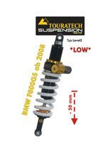 Amortyzator obniżający zawieszenie o 50 mm level 2/ExploreHP Touratech do BMW F800GS (08-12)