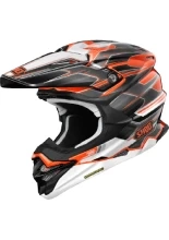 Kask enduro Shoei VFX-WR 06 Sparkle TC-8 czarno-pomarańczowo-biały