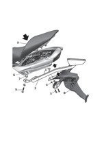 Stelaż pod kufer centralny Shad do Kawasaki ER6 N-F (09-11)