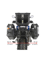 Stelaż kufrów bocznych asymetrycznych Trekker Outback Monokey Cam-Side GIVI PL One-Fit BMW F 900 GS (24-) [mocowany do stelaża SR5145]