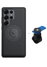 Zestaw: etui MAG na telefon Samsung Galaxy S25 Ultra (magnetyczne) + uchwyt Quad Lock montowany za pomocą paska z szybkozłączką