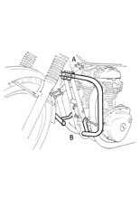 Gmole - black Hepco&Becker do Kawasaki W 800 [11-]