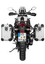 Zestaw: kufry boczne z anodowanego aluminium srebrne "And-S" Zega Evo + stelaże czarne Touratech Yamaha Tenere 700 / World Raid (31+38L)