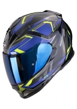 Kask integralny Scorpion Exo-491 Zumo czarno-niebiesko-żółty