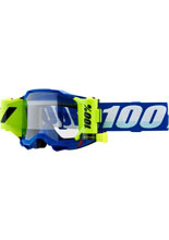 Gogle motocyklowe 100% Accuri 2 Forecast niebiesko-biało-żółte