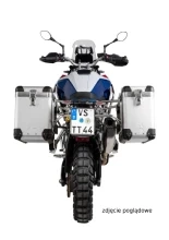 Zestaw: kufry boczne srebrne "And-S" Zega Pro + stelaże czarne Touratech BMW F 900 GS (24-) [poj.: 38+45l]