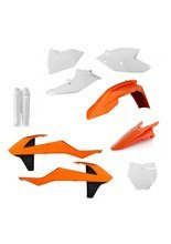 Pełny zestaw plastików Acerbis KTM modele SX/ SX-F pomarańczowo-biały