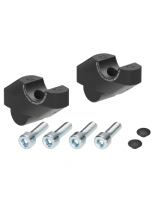 Podwyższenie kierownicy Hepco&Becker Honda CMX 500 Rebel (17-) [30 mm w górę, 21 mm w tył] czarne