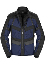 Kurtka motocyklowa tekstylna Spidi RW H2Out czarno-szaro-niebieska