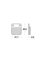KLOCKI HAMULCOWE SBS 536 SI