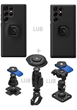 Zestaw 360 Quad Lock: etui na telefon Samsung Galaxy S22 Ultra + wybrane komponenty