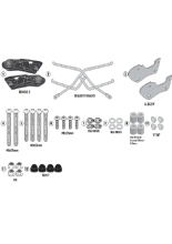 Stelaż pod sakwy boczne Kappa Remove-X Honda CB 500 Hornet (24-)/ 750 Hornet (23-)