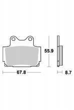 KLOCKI HAMULCOWE SBS 570 LS
