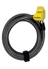 Linka spiralna S-Lock Auvray z zamkiem długość 150cm, średnica 12mm