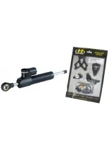 Zestaw: amortyzator skrętu progresywny Hyperpro RSC [75 mm] + zestaw mocujący Triumph Street Triple 675/ R (07-12) czarny