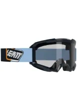 Gogle motocyklowe Leatt Vizion 2.5 z przezroczystą szybką, czarno-niebieskie