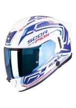 Kask integralny Scorpion EXO-530 AIR Slope biało-niebiesko-czerwony