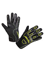 Rękawice motocyklowe Modeka Dracon czarno-fluo żółte