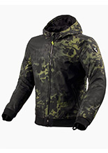 Kurtka motocyklowa tekstylna REV’IT! Saros WB czarno-zielona