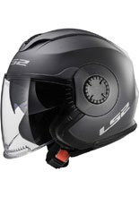 Kask otwarty LS2 OF570 Verso Solid szary matowy