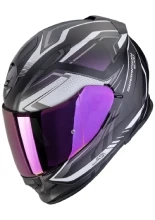 Kask integralny Scorpion Exo-491 Zumo czarno-fioletowy matowy