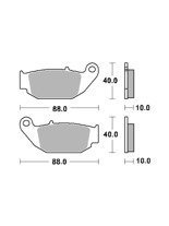 Klocki hamulcowe [tył] SBS 915 HF