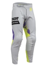 Spodnie cross Thor Launchmode Bleach szaro-żółte