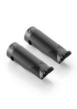 Podnóżki motocyklowe Rizoma Snake dla pasażera, czarne [mocowanie w zestawie]