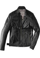 Kurtka motocyklowa skórzana Spidi Clubber intensywnie czarna