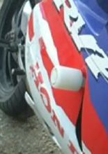 Slidery przedniego zawieszenia R&G do Honda RVF 400 (wszystkie roczniki) biały