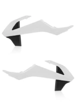 Osłony chłodnicy Acerbis KTM 65 SX (09-) biało-czarne