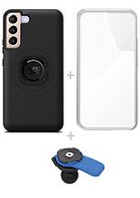 Zestaw: etui MAG na telefon Samsung Galaxy S22+ (magnetyczne) + wodoodporny pokrowiec MAG + uchwyt kulowy Quad Lock